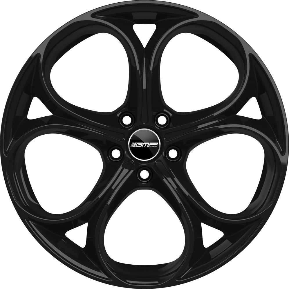 GMP Drake glossy black 8x18 ET33 - LK5/110 ML65.1