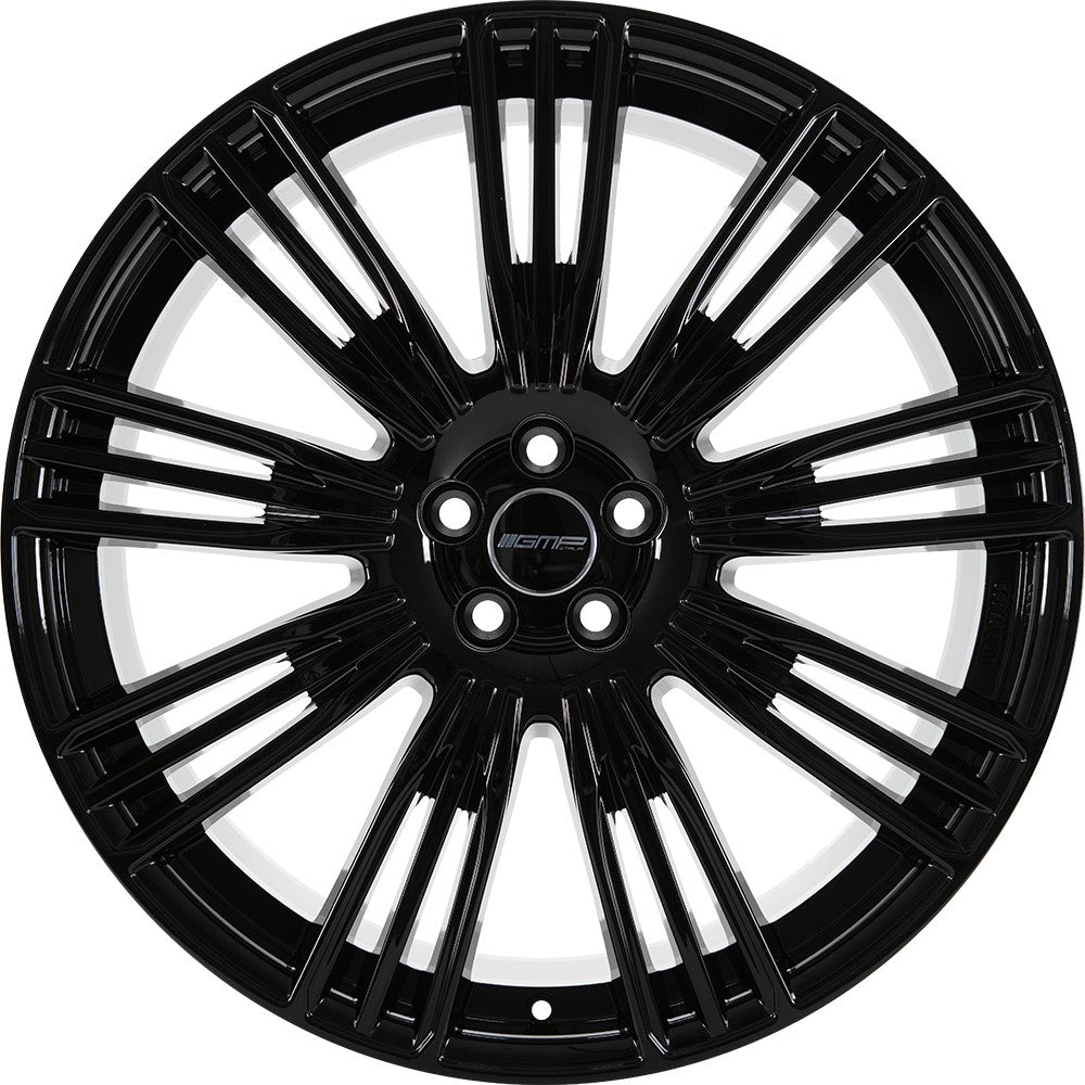 GMP Coventry black glossy 9x21 ET45 - LK5/108 ML63.4