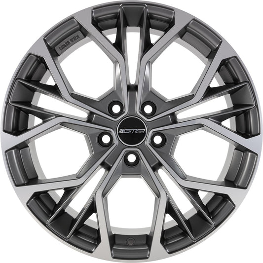 GMP Matisse anthracite matt diamond 5.5x15 ET40 - LK4/100 ML73.1