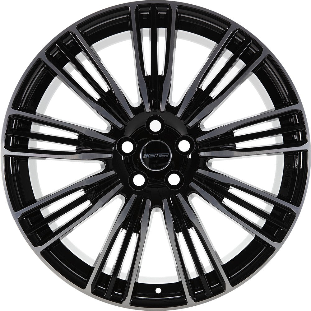 GMP Coventry black diamond 9.5x22 ET49 - LK5/120 ML72.6