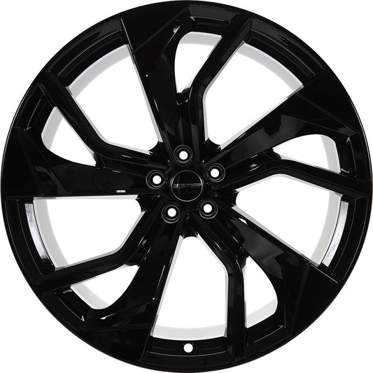 GMP Rebel black glossy 9.5x22 ET36 - LK5/112 ML66.5