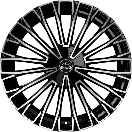 Antera A103 piano black diamond 10x23 ET48 - LK5/130 ML71.6