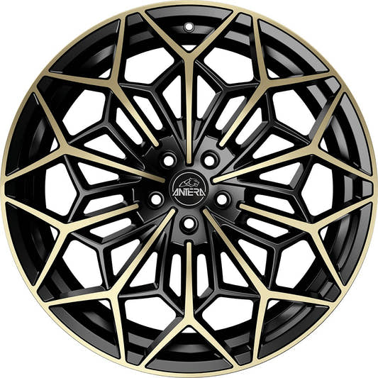 Antera A105 piano black champagne Alufelge 10x23 Zoll ET45 LK 5x130 ML71.6