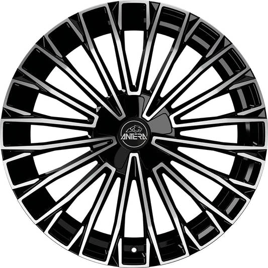 Antera A103 piano black diamond 10x21 ET35 - LK5/112 ML66.6