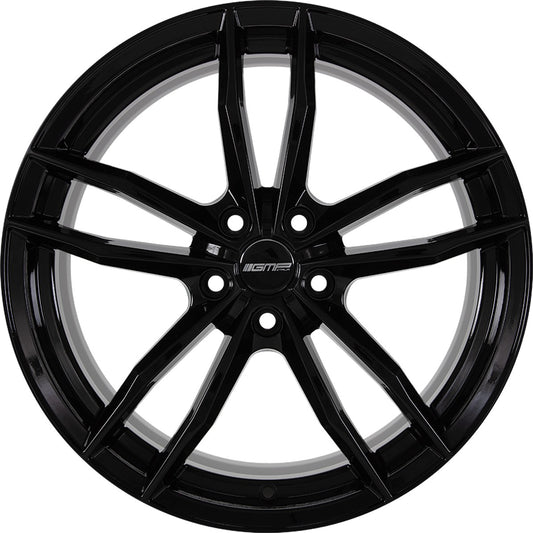 GMP Swan black glossy 7.5x17 ET30 - LK5/108 ML65.1