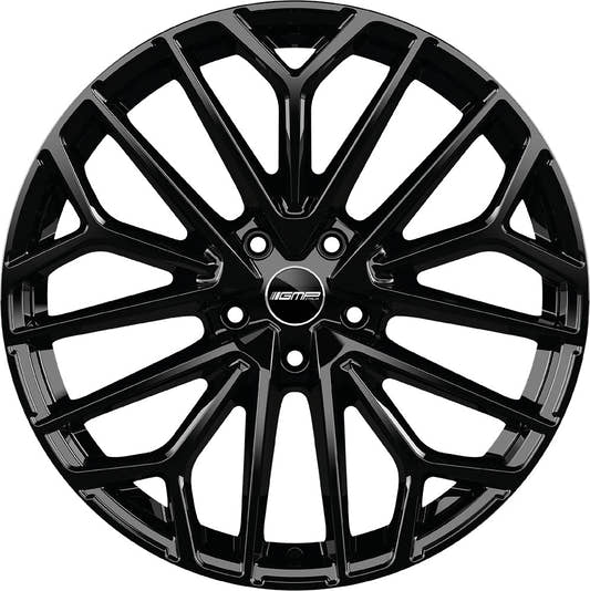 GMP Materia glossy black 8.5x21 ET40 - LK5/108 ML73.1