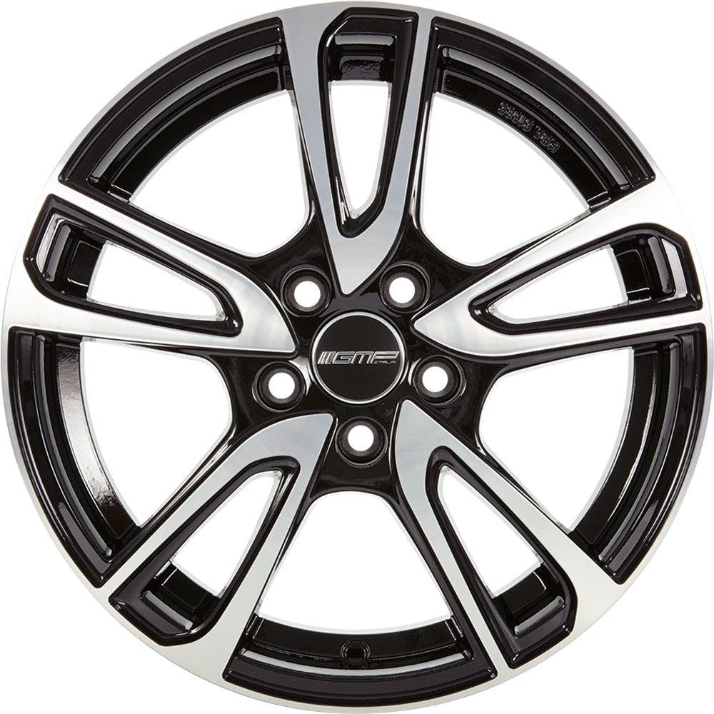 GMP Astral black polished 7x17 ET35 - LK4/98 ML58.1