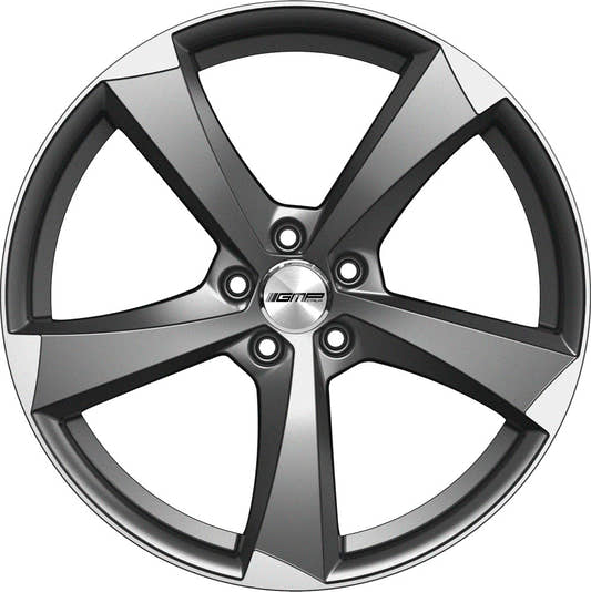 GMP Ican matt anthracite polished Alufelge 8.5x20 Zoll ET48 LK 5x112 ML66.5