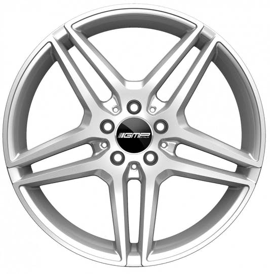 GMP Mythos silver Alufelge 9x18 Zoll ET50 LK 5x112 ML66.6