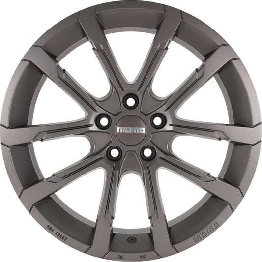 Momo Quantum matt anthracite 9.5x19 ET45 - LK5/112 ML79.6