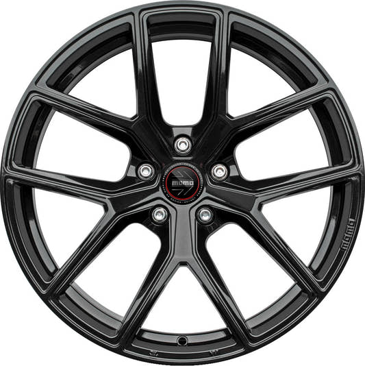 Momo RF01 stardust glossy black 11x19 ET50 - LK5/130 ML71.5