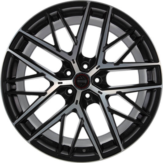 Momo RFX01 black matt polish 11.5x21 ET38 - LK5/120 ML74.1