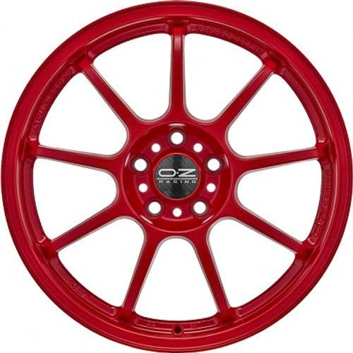 OZ Alleggerita HLT matt rot Alufelge 7x17 Zoll ET44 LK 4x100 ML68 – Bild 2