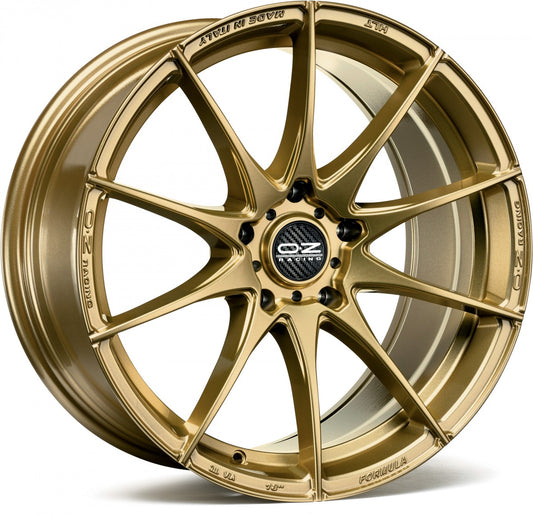 OZ Formula HLT race gold 8x18 ET48 - LK5/100 ML68