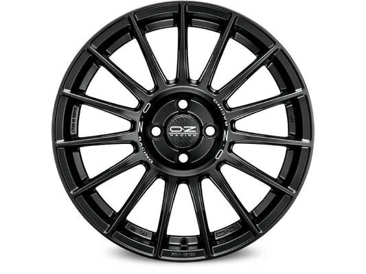 OZ Superturismo LM matt black 7.5x17 ET40 - LK4/108 ML75
