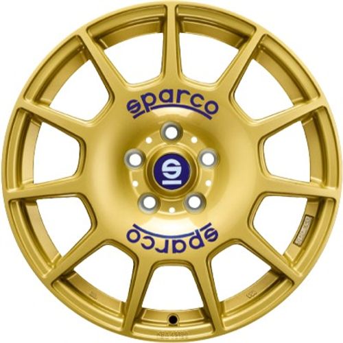 Sparco Terra race gold Alufelge 7.5x17 Zoll ET48 LK 5x100 ML63.3 – Bild 2