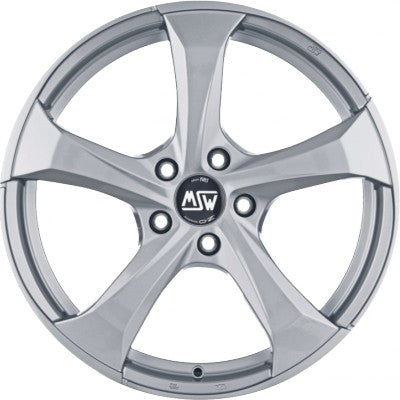 MSW 47 full silver 8x18 ET38 - LK5/105 ML56.56