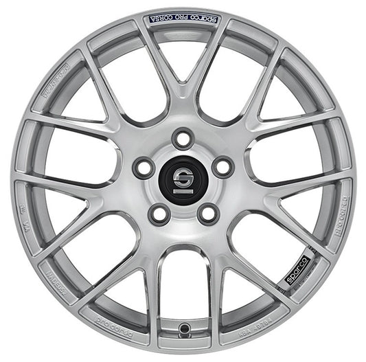 Sparco Pro Corsa full silver 8x18 ET35 - LK5/112 ML73.1
