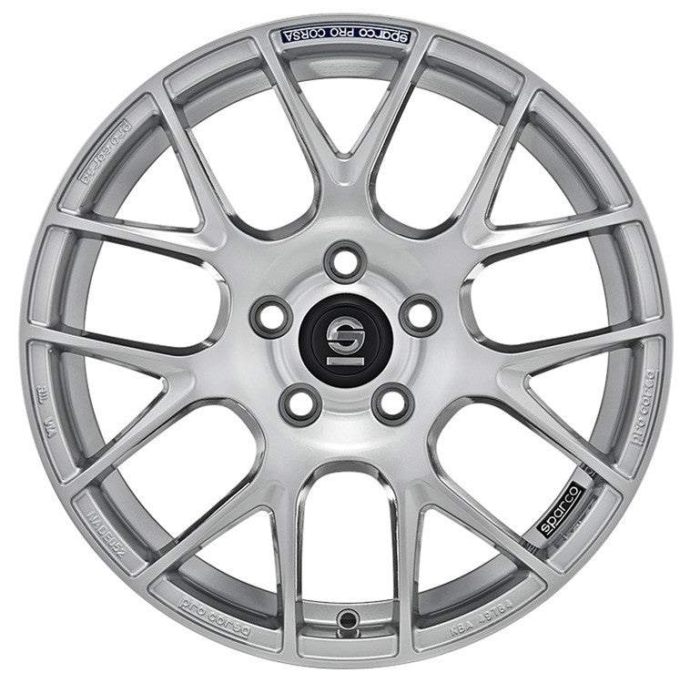 Sparco Pro Corsa full silver 8x18 ET35 - LK5/112 ML73.1
