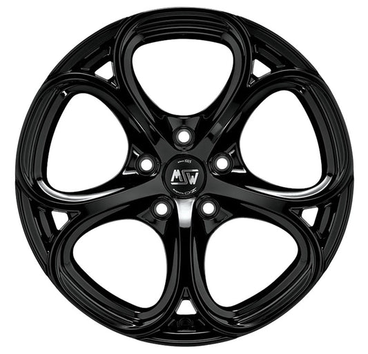 MSW 82 gloss black 9x20 ET31 - LK5/110 ML65.06