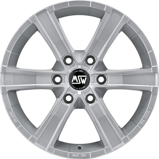 MSW Sahara 6 full silver 8x18 ET35 - LK6/114.3 ML66.1