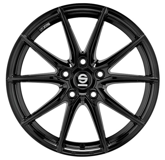 Sparco DRS gloss black 7.5x17 ET45 - LK5/114.3 ML73.1