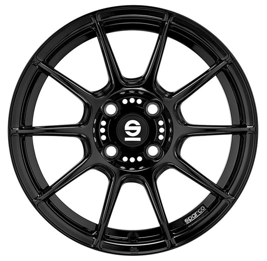 Sparco FF1 gloss black 7x17 ET33 - LK4/100 ML63.3