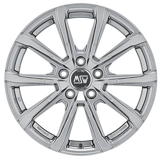 MSW 79 full silver 6.5x16 ET50 - LK5/114.3 ML67.1