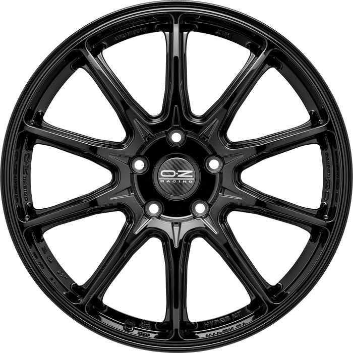 OZ Hyper XT HLT gloss black 9x21 ET29 - LK5/110 ML65.06