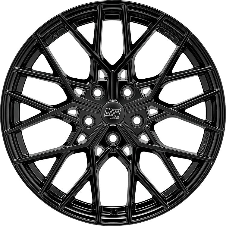 MSW 74 gloss black 8.5x19 ET29 - LK5/120 ML72.56