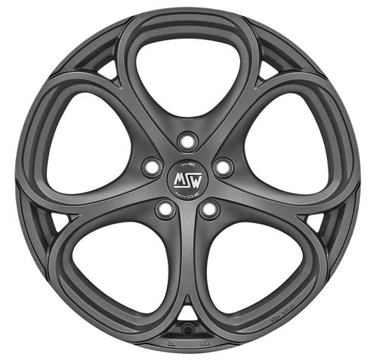 MSW 82 matt gun metal Alufelge 8x18 Zoll ET45 LK 5x114.3 ML73.1