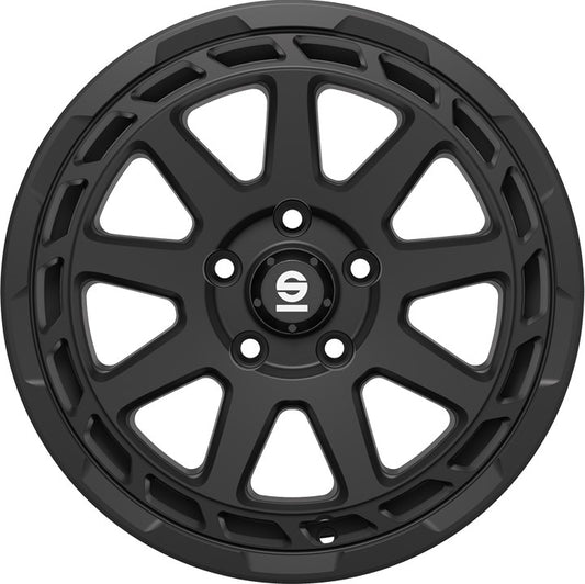 Sparco Gravel matt black 8x18 ET45 - LK5/114.3 ML73.1