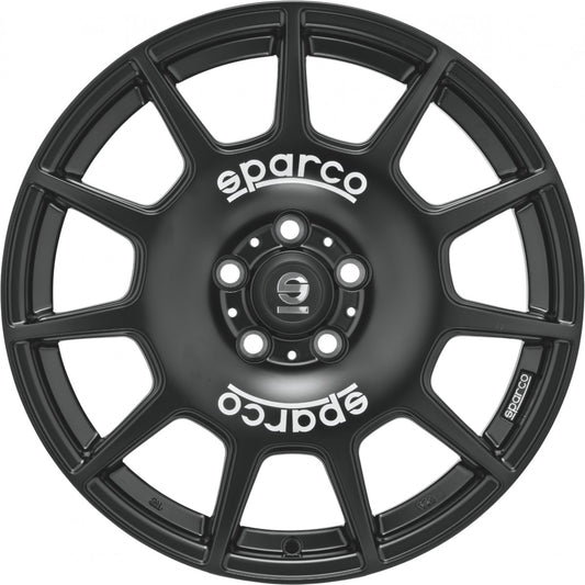 Sparco Terra matt black 8x18 ET45 - LK5/120 ML65.06