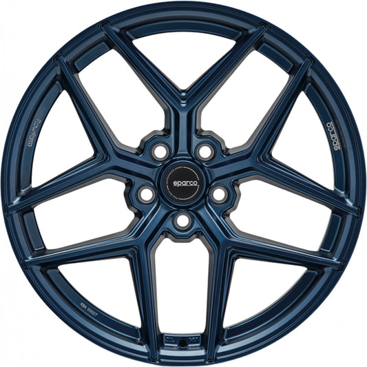 Sparco FF3 matt blue 9x19 ET24 - LK5/112 ML73.1