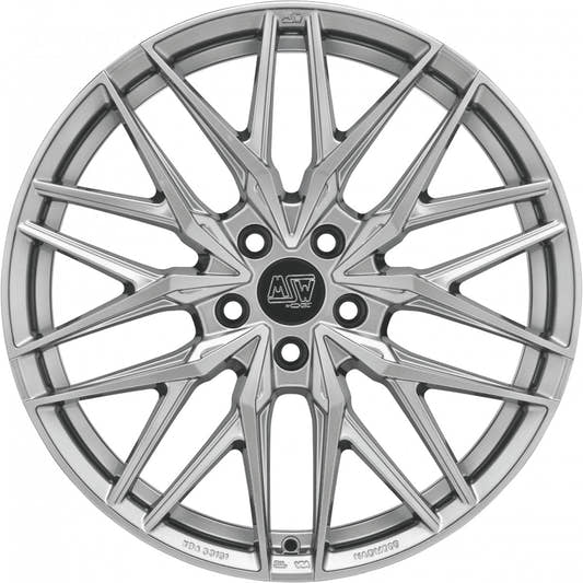 MSW 50 hyper silver Alufelge 8.5x20 Zoll ET28 LK 5x112 ML73.1 – Bild 2