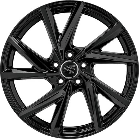 MSW 80/5 gloss black 7x16 ET47 - LK5/112 ML66.56