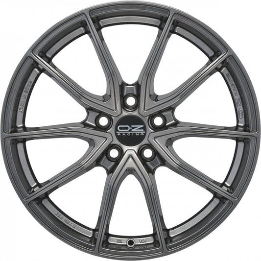 OZ Super Sport star graphite Alufelge 8x18 Zoll ET45 LK 5x114.3 ML73.1