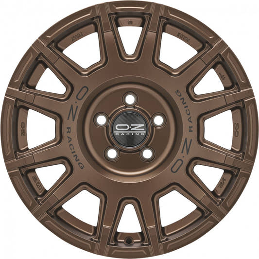 OZ Rally Legend matt bronze + dark lettering Alufelge 9.5x20 Zoll ET33 LK 5x112 ML75 – Bild 2