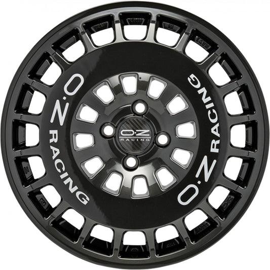 OZ RR40 hyper titatnium + silver lettering 7.5x18 ET38 - LK5/114.3 ML73.1