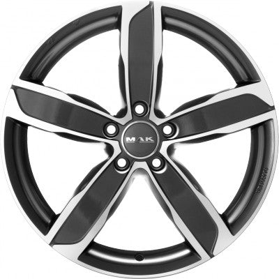 Mak Stadt gun metallic mirror 7x16 ET53 - LK5/112 ML57.1