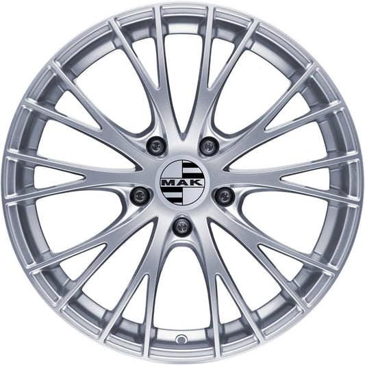 Mak Rennen silver 11x19 ET50 - LK5/130 ML71.6