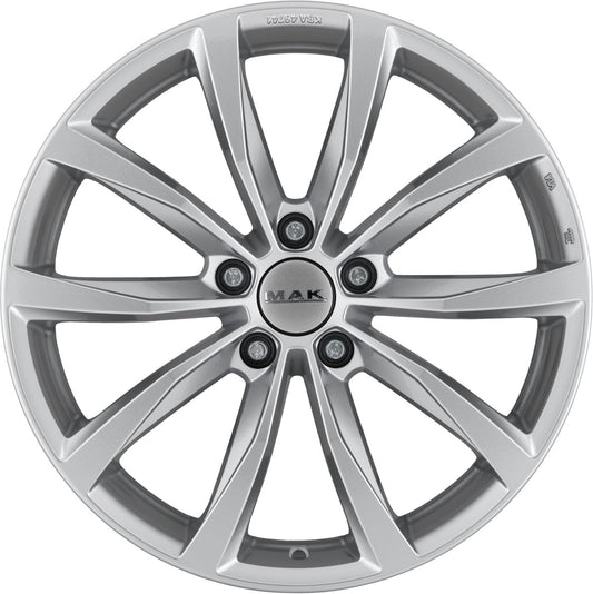 Mak Wolf silver 7.5x17 ET54 - LK5/112 ML66.6