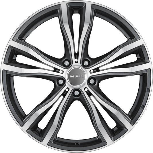 Mak X-Mode gun metallic mirror 11x20 ET37 - LK5/120 ML74.1