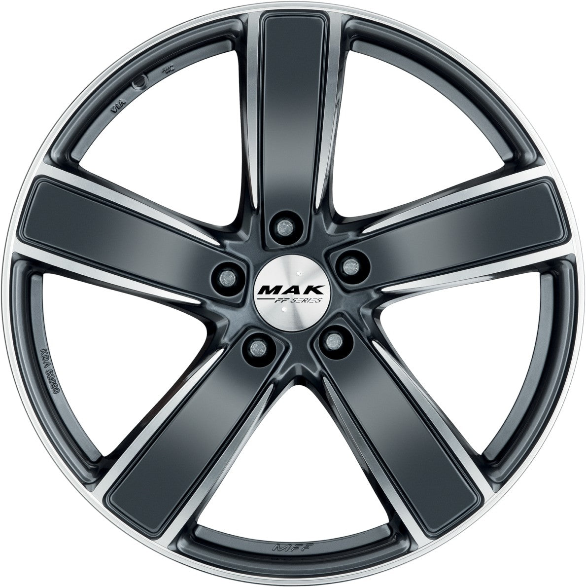 Mak Turismo-D-FF gun metallic mirror 10x21 ET19 - LK5/112 ML66.45