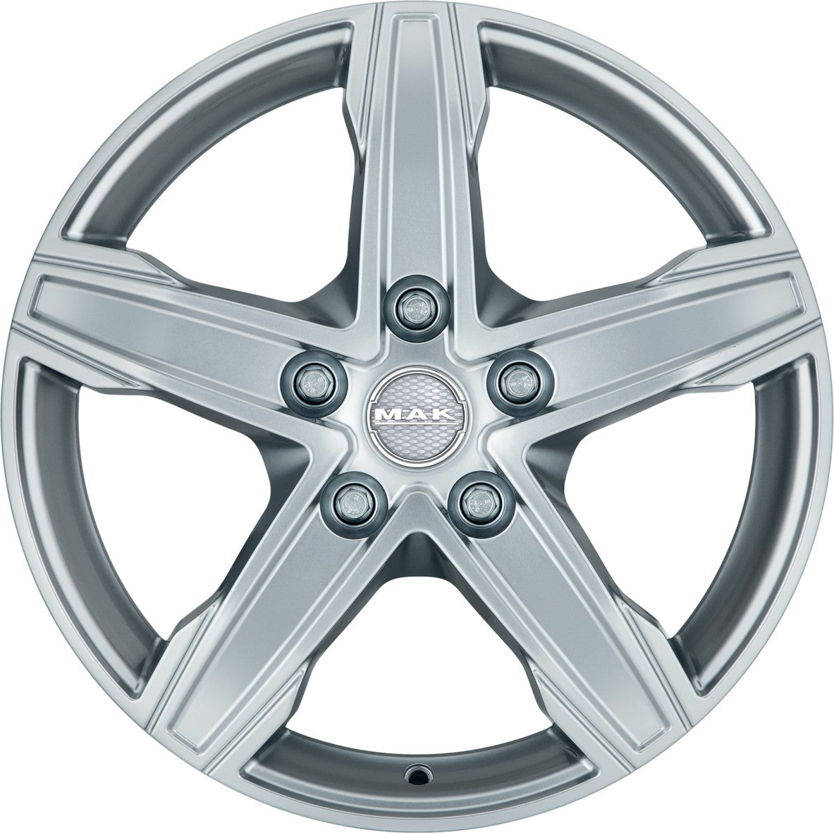 Mak King 5 silver 7.5x17 ET55 - LK5/130 ML78.1