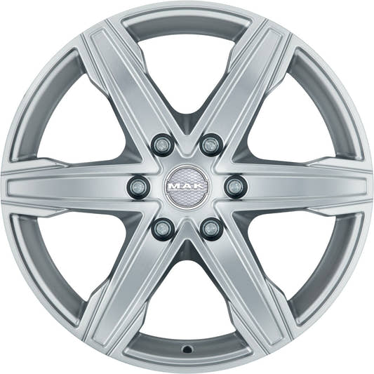 Mak King 6 silver 9x20 ET47 - LK6/114.3 ML66.1