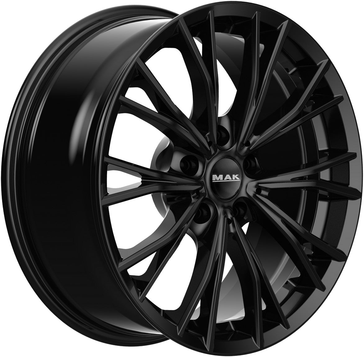 Mak Mark gloss black 8x20 ET27 - LK5/112 ML66.6
