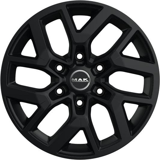 Mak Gravel matt black 6.5x16 ET54 - LK6/130 ML84.1