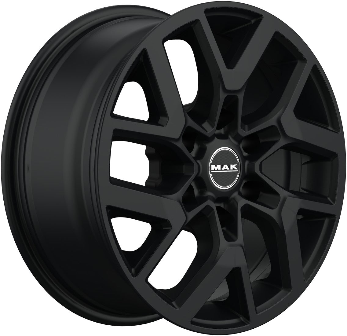 Mak Gravel matt black 8x18 ET20 - LK6/139.7 ML112
