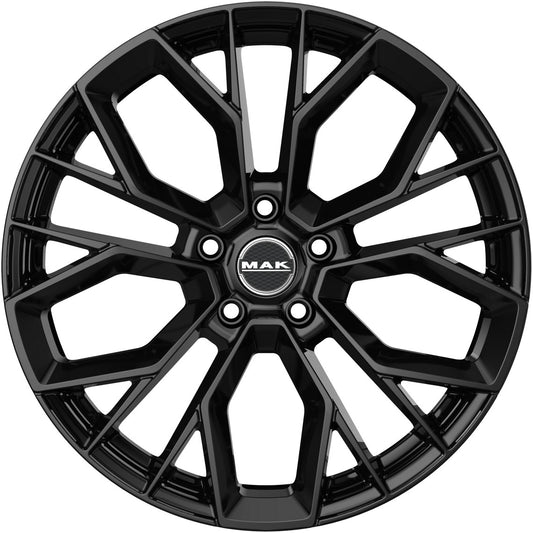 Mak Stilo gloss black 8.5x19 ET30 - LK5/112 ML66.6
